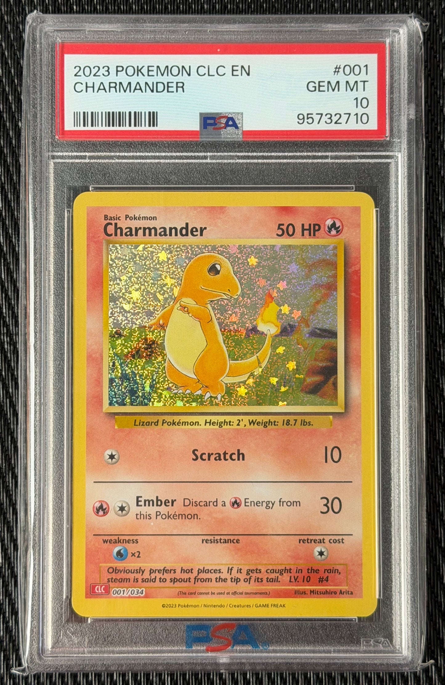 Pokémon Charmander Classic Collection 2023 PSA 10