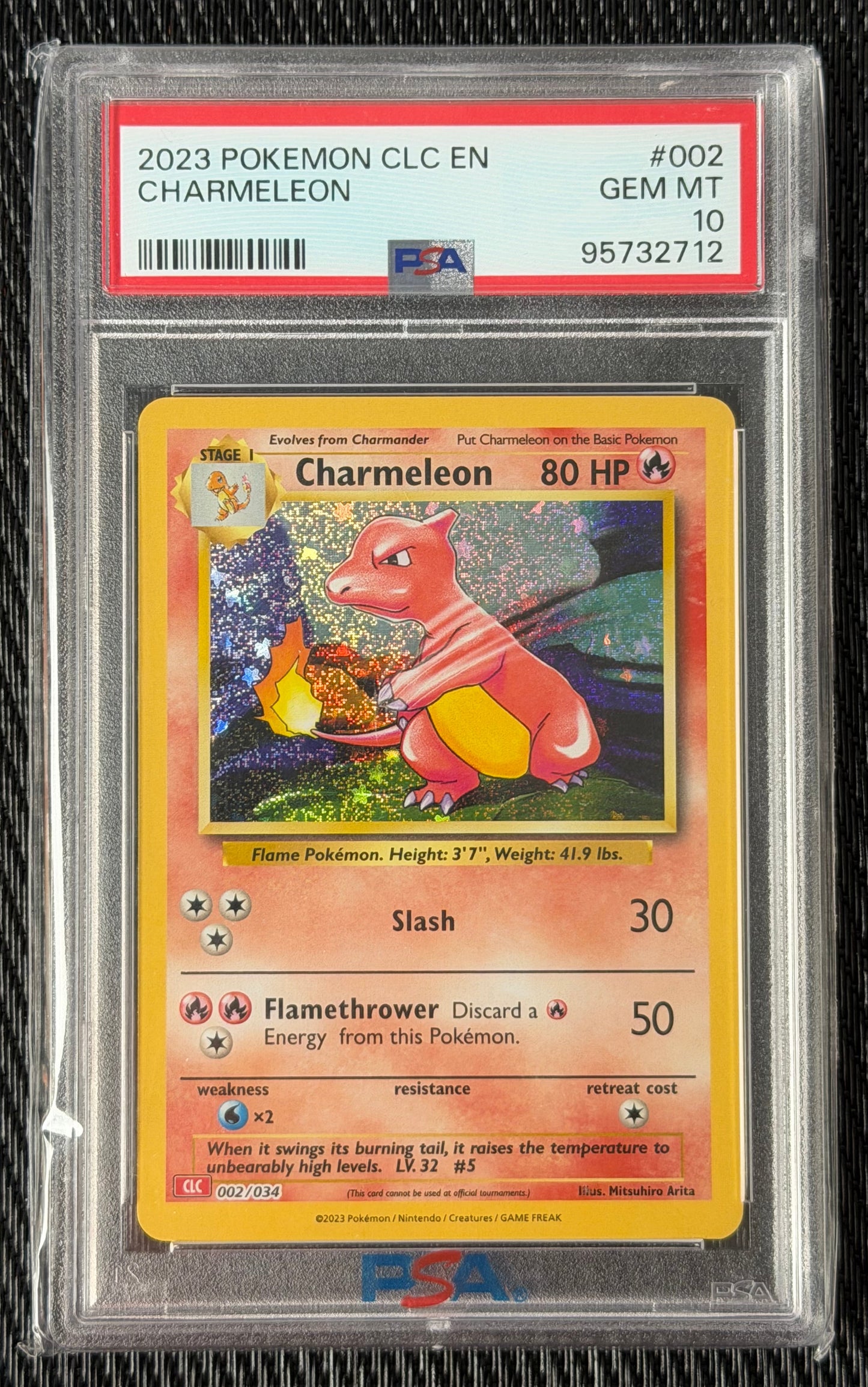 Pokémon 2023 CLC
Charmelion Graded PSA 10