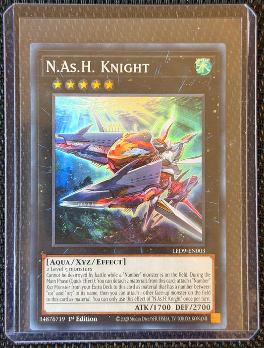 Yu-Gi-Oh N.As.H Knight 2020 LED9-EN003 Raw NM